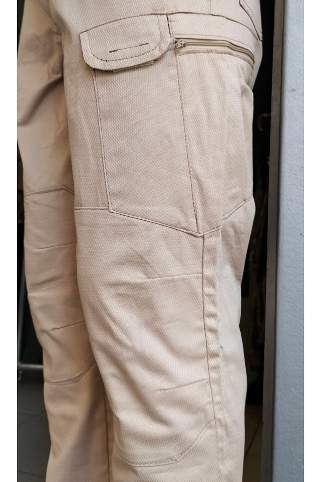 Krem Taktikal Pantalon Armürlü Kumas