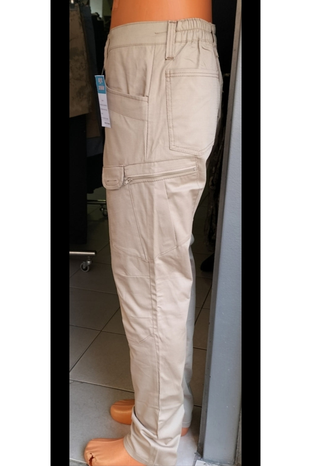 Krem Taktikal Pantalon Armürlü Kumas
