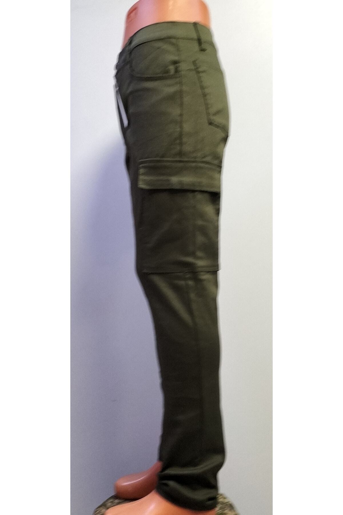 haki full likra av ve nomal kargo pantalon