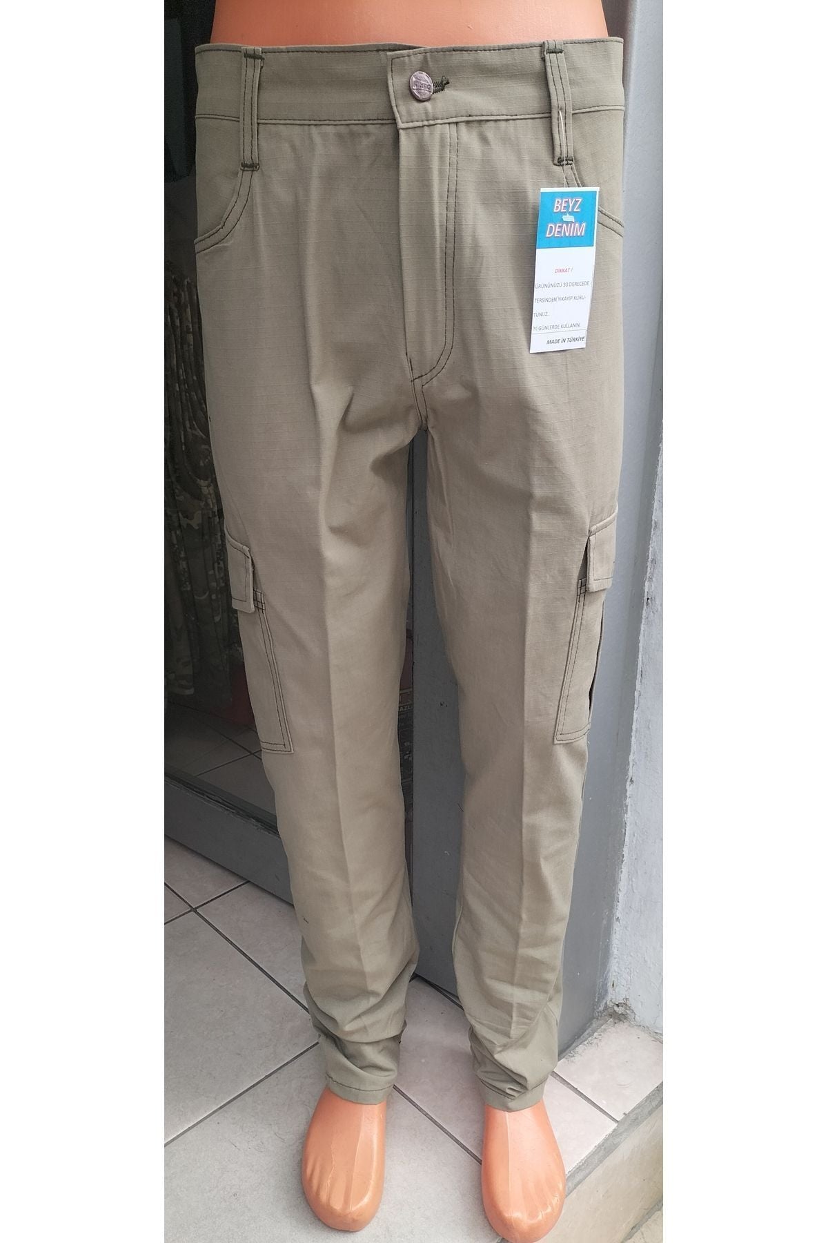 Acık yeşil kargo taktikal buyuk beden pantolon