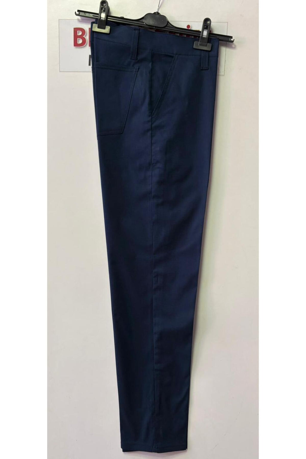 klasik armürlü lacivert pantolon