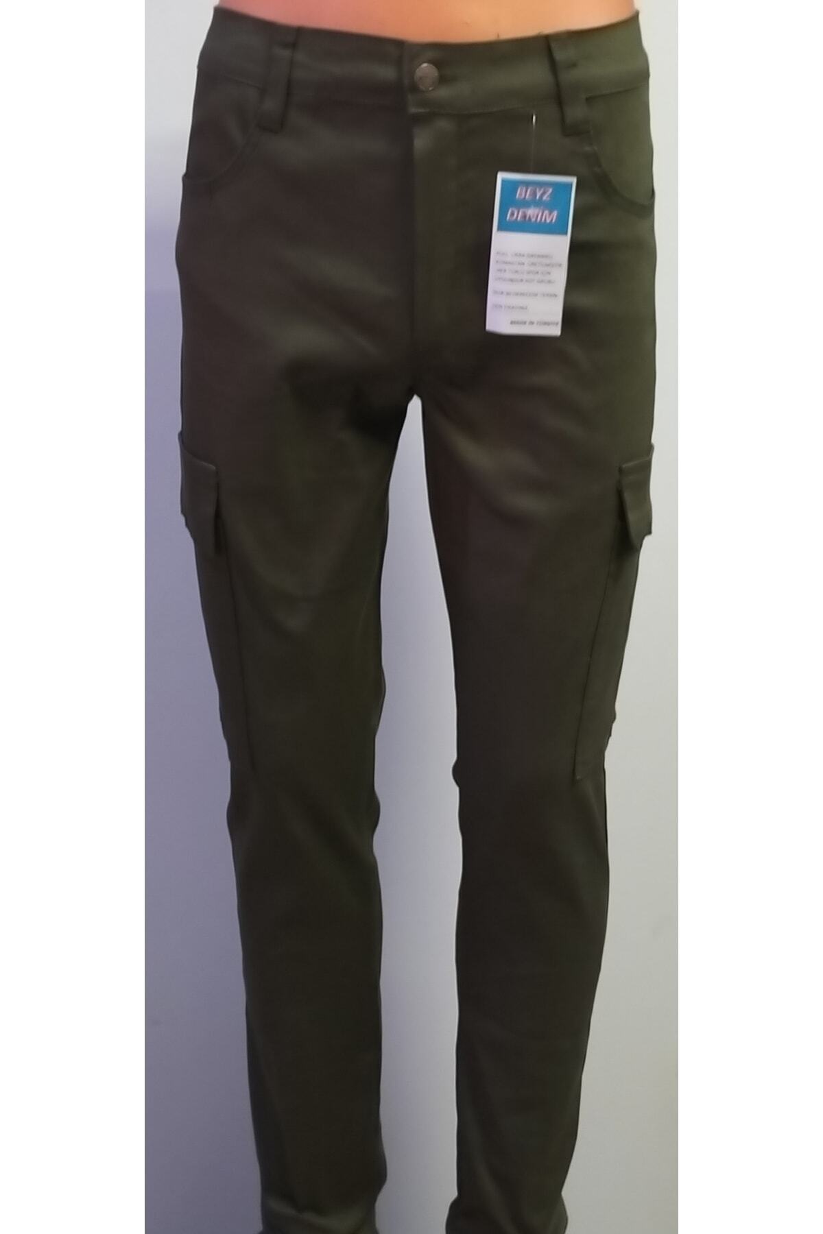 haki full likra av ve nomal kargo pantalon
